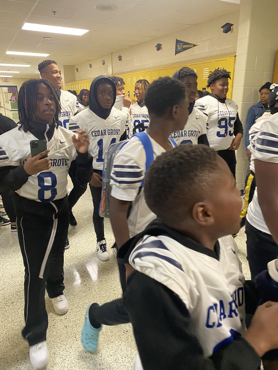 We Got the Spirit!! Yeah, Yeah!!! Our first pep parade event of the new SY!! We are ready to take on Tucker Middle School tomorrow. <a href="/Cgms_DCSD/">CGMS_DCSD</a> <a href="/DeKalbSchools/">DeKalb Schools, GA</a> <a href="/tpatchison/">Tony Atchison, Ed.S.</a>