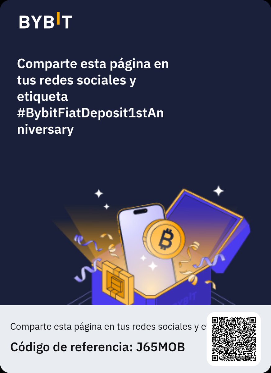 Yohyfree's tweet photo. #BybitFiatDeposit1stAnniversary¡Completa las tareas de depósito y de redes sociales para ganar un iPhone, cupones en USD y más recompensas exclusivas! https://t.co/CGlRynSG2V
https://t.co/CGlRynSG2V https://t.co/kA6bXDnUmE