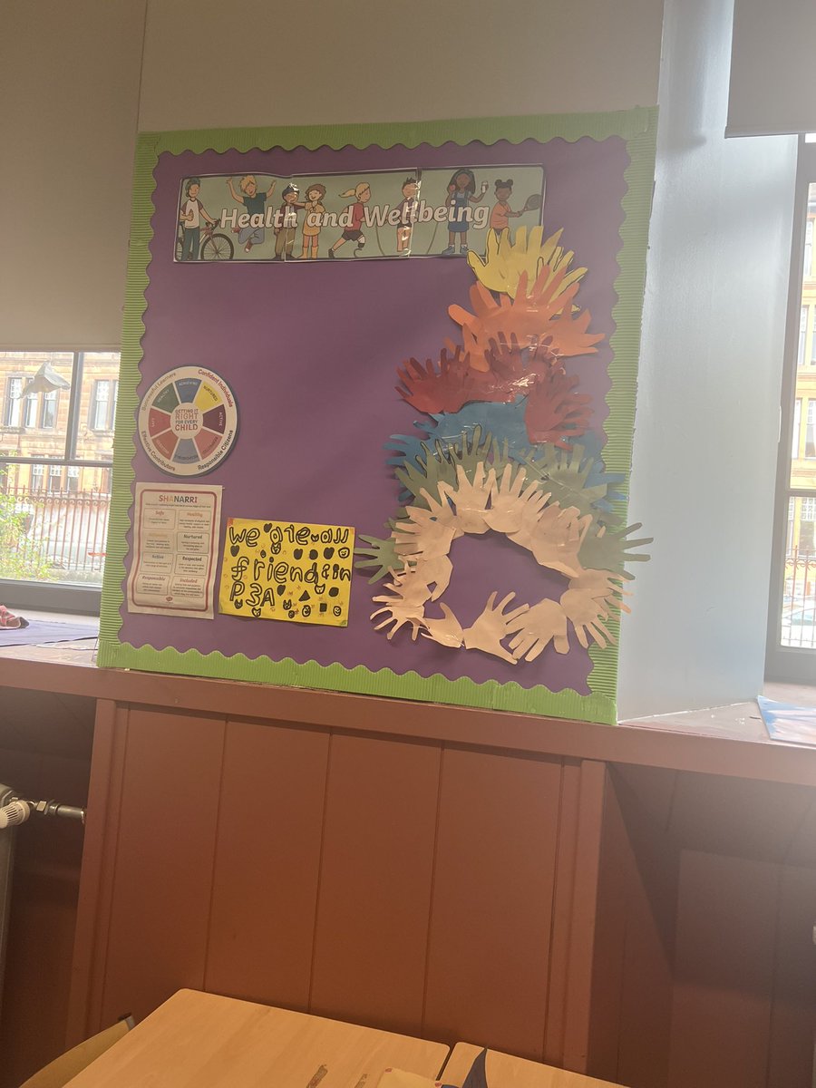 MrsDHealy's tweet photo. Today in primary 3, we discussed the importance of friendship. The children designed and created their friendship hands rainbow 🌈✨ https://t.co/XfWoL7A4pj