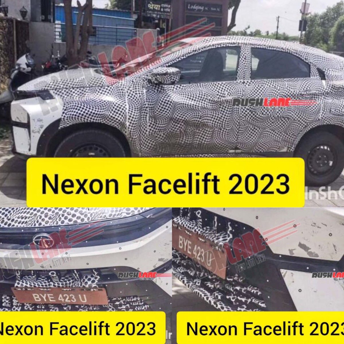 🚨 Tata Nexon Facelift spied partly undisguised testing once again.

Image Source - Rushlane 

More details on Website 
teamignition.in

#tatanexon #tatanexonfacelift #tatanexonfansclub #nexon #nexonev #nexonlovers #teamignition #nexonfamily #tatacars #tatamotors #tata