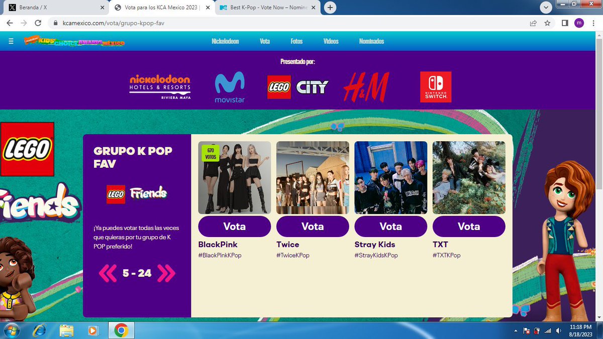 jnkrubbies's tweet photo. New list vote for blackpink:
1. Kca Mexico 2023
2. Vmas 2022
3. Asia Artist Awards 2023

Vote for jisoo soon:
4. Top Ten Awards 2023

For AAA 2023 just watch ad for get a point because pre voting for 100 candidates 👌 https://t.co/urJcVd3jKu