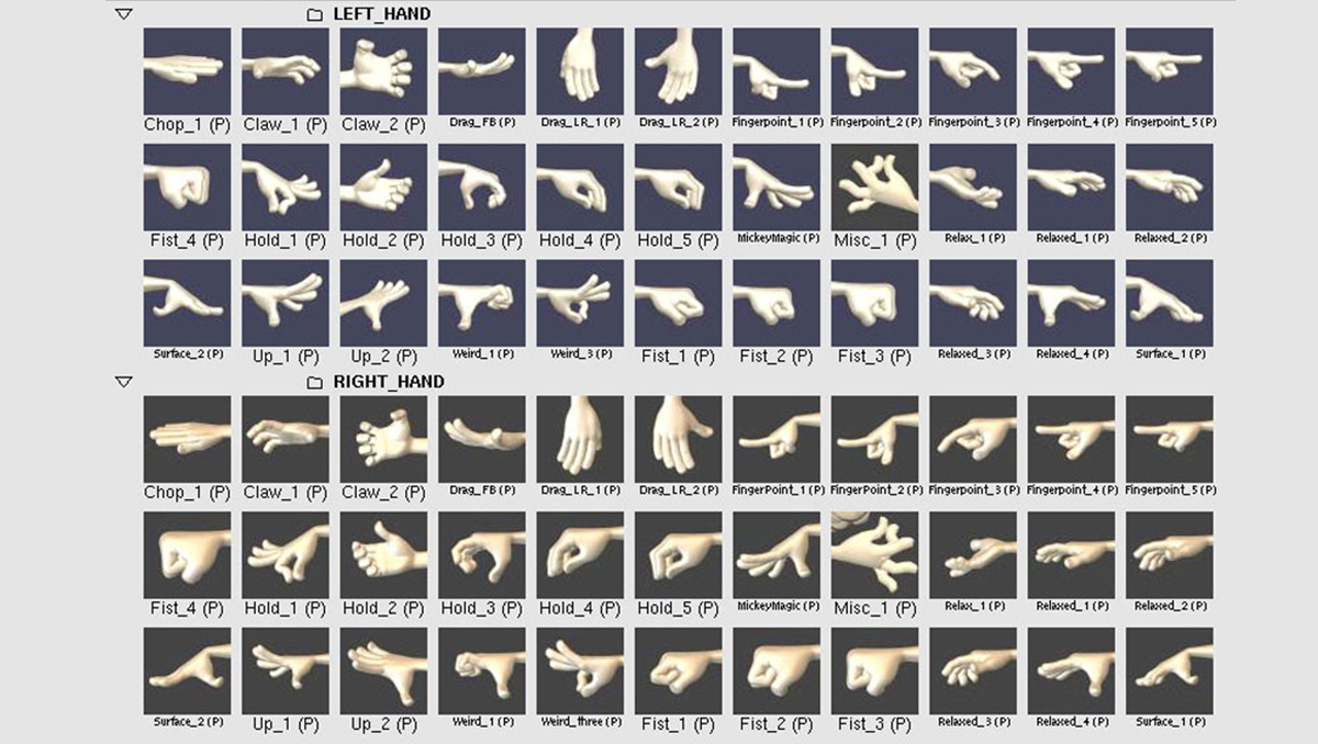 Carlos_Baena's tweet photo. Wanted to share hand notes/refs I found for whoever finds this stuff useful. From Ratatouille, La Noria to Kahl inspirations. I'd sometimes push/twist the proximal phalanges depending on how the character was rigged. No rules, whatever worked for me at the time.  
#handposes https://t.co/OuBPWEDzgg