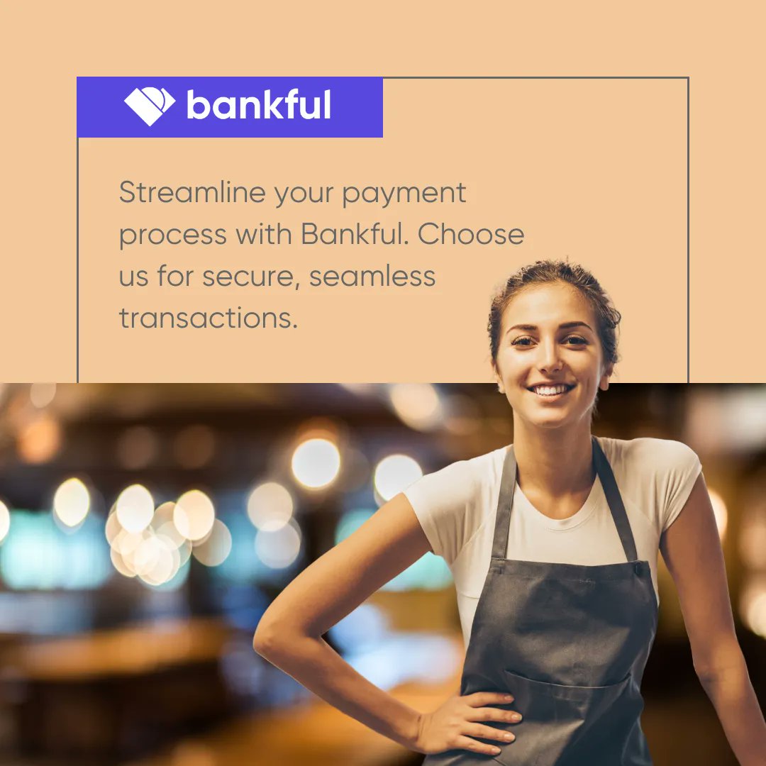 GetBankful's tweet photo. Experience Secure and Seamless Transactions with Bankful! https://t.co/qfc988UDWG