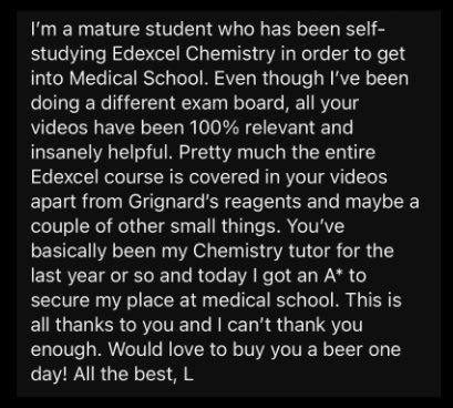 If you’re not following OCR A Chemistry and wondering if my videos are relevant, read this 👇👇👇