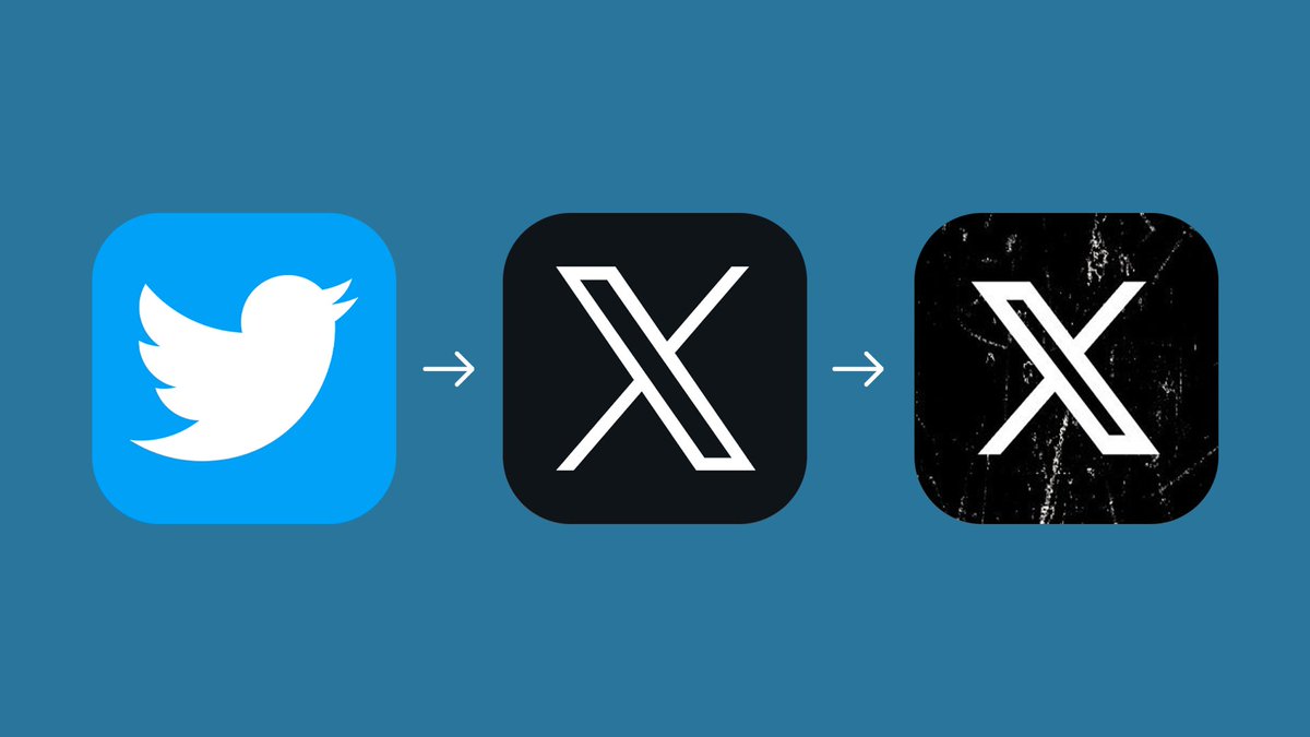 ItsNameJr's tweet photo. Je pense qu'on est sur l'un des plus gros glow down de l'histoire en terme de logo https://t.co/jBTAhUsPLB