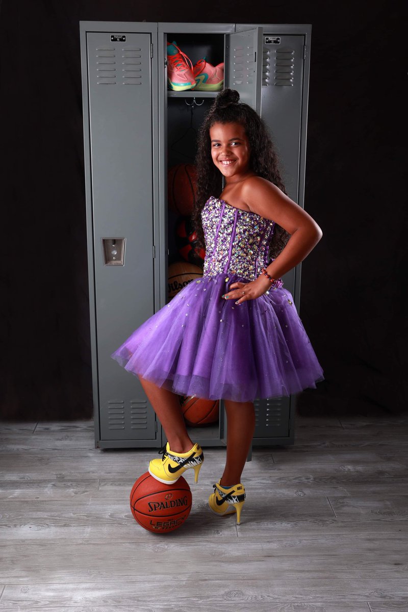 VB_CoachLake's tweet photo. “My headband is my crown. My sneakers are my heels. The court is my ballroom. My sweat is my glitter. And the basket is my date. I’m a basketball princess.”

LaDayiah wanted a mini “Basketball Princess” photo shoot for her birthday. Possibly the next @Reese10Angel Bayou Barbie? https://t.co/jutVQw50Mw