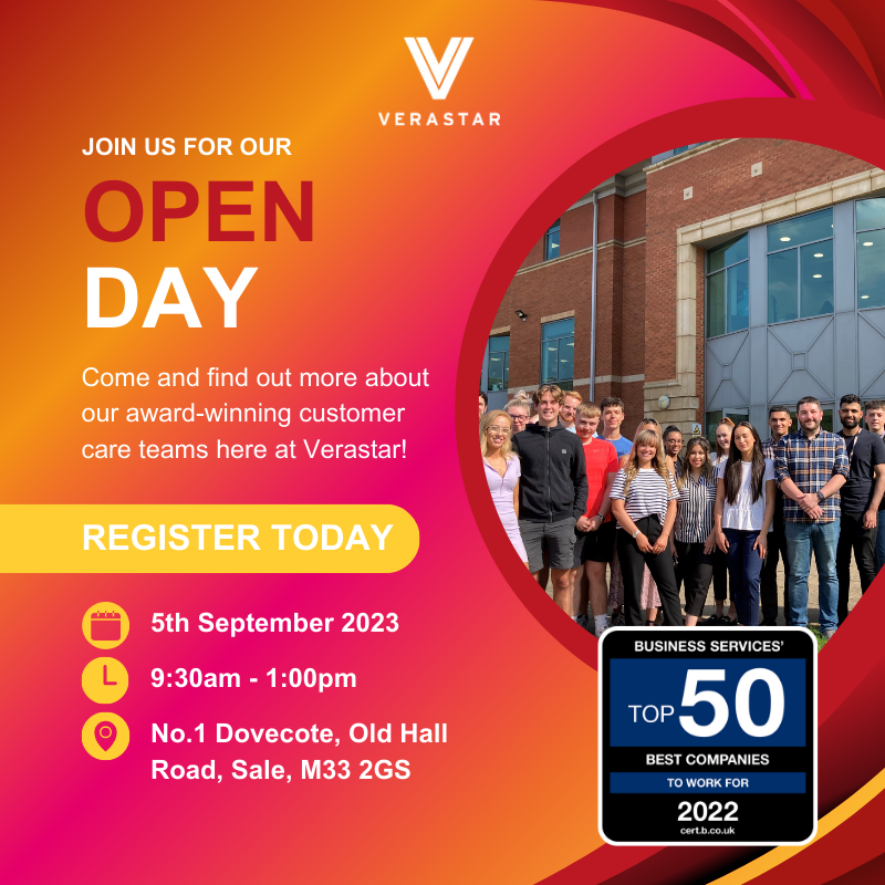 Come and find out more about our award-winning customer care teams. 

We’ll be showcasing our talent, facilities and culture to visitors from across the UK with @CallNorthWest .

Register below 
callnorthwest.org.uk/event/forums-o…

#HIRINGNOW