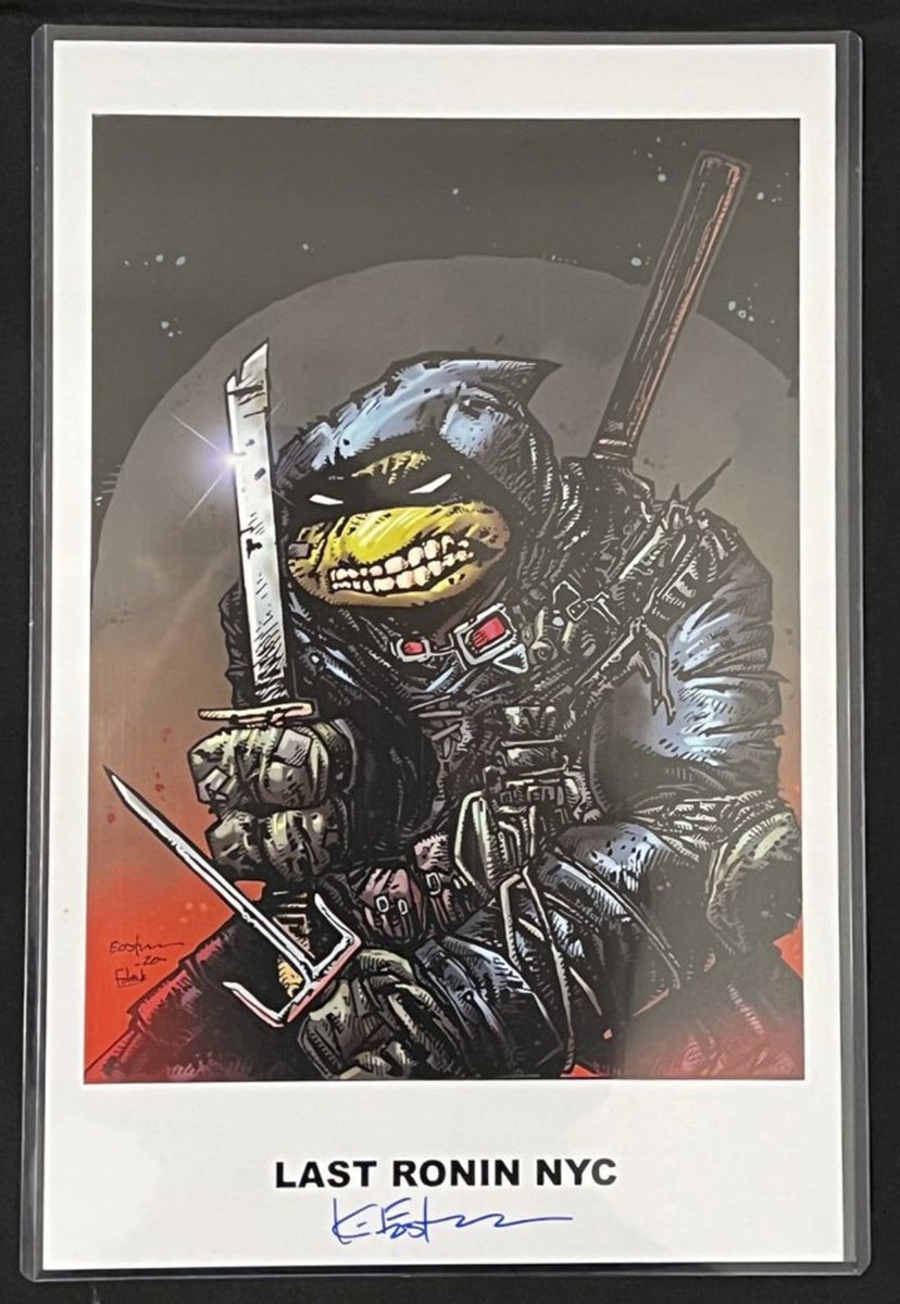 Hoping to catch you this evening at @Whatnot for a livestream auction - 4pm Pacific 7pm Eastern - here's a sampling of some of the offerings tonight woot!!! 👍😃🍕 Username is Kevin_Eastman #TMNT #TeenageMutantNinjaTurtles #TMNTLastRonin #MutantMayhem #TeamEastman #Whatnot