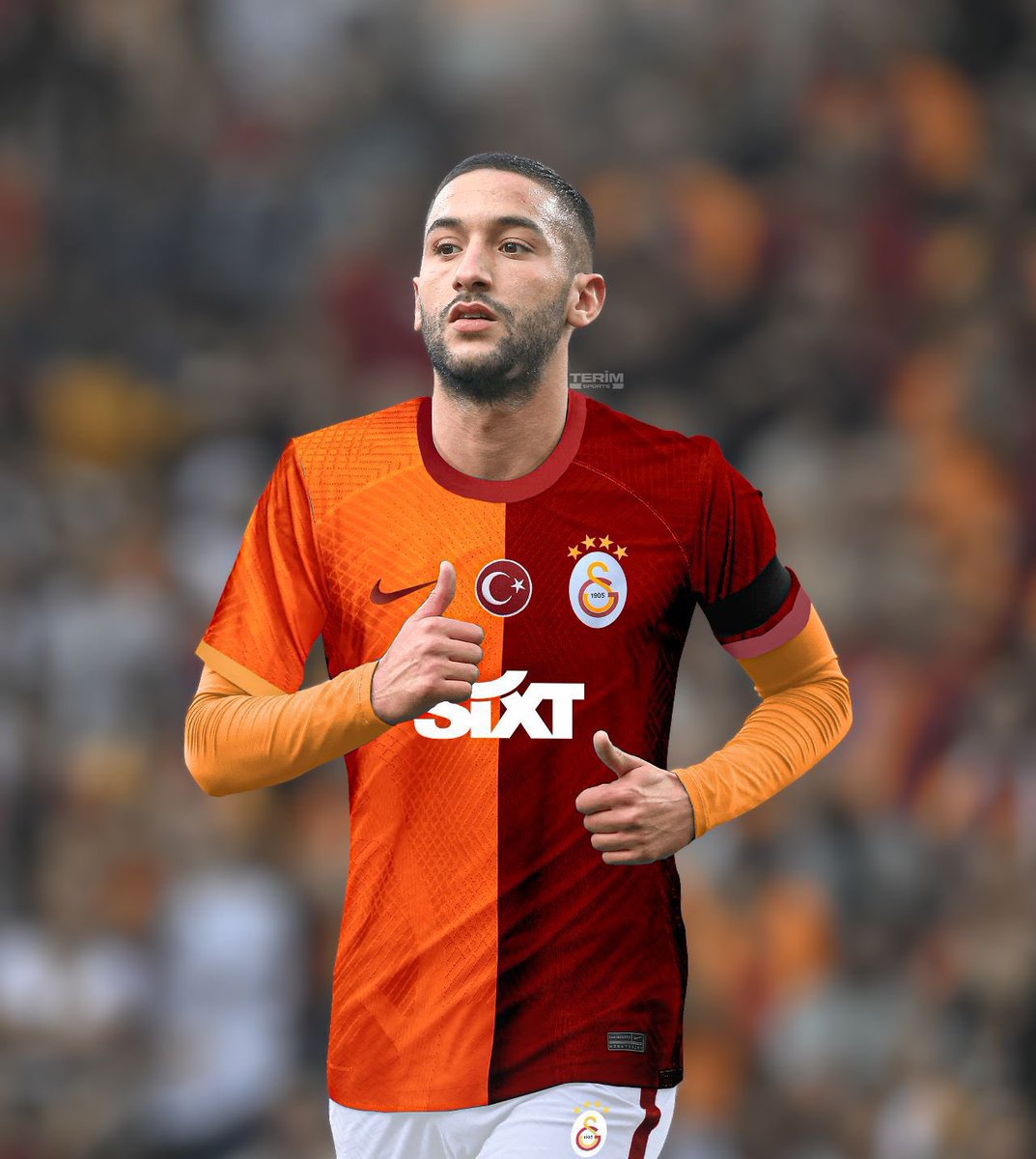 hakan_c45's tweet photo. Galatasaray’a hoş geldin Hakim Ziyech🦁 https://t.co/gLYkYwQ2XO