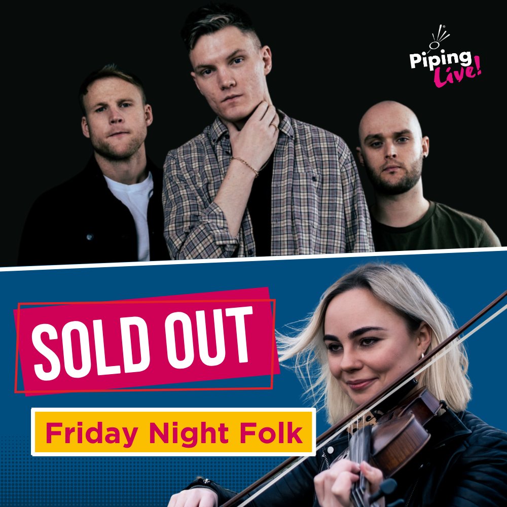 *SOLD OUT* 🚫 Friday Night Folk is officially a sell out! Tonight's headline performance in @Stereo from Project Smok, supported by Eryn Rae and her band. You can still get tickets to watch the online premiere here: thenationalpipingcentre.vhx.tv . . #PipingLive2023