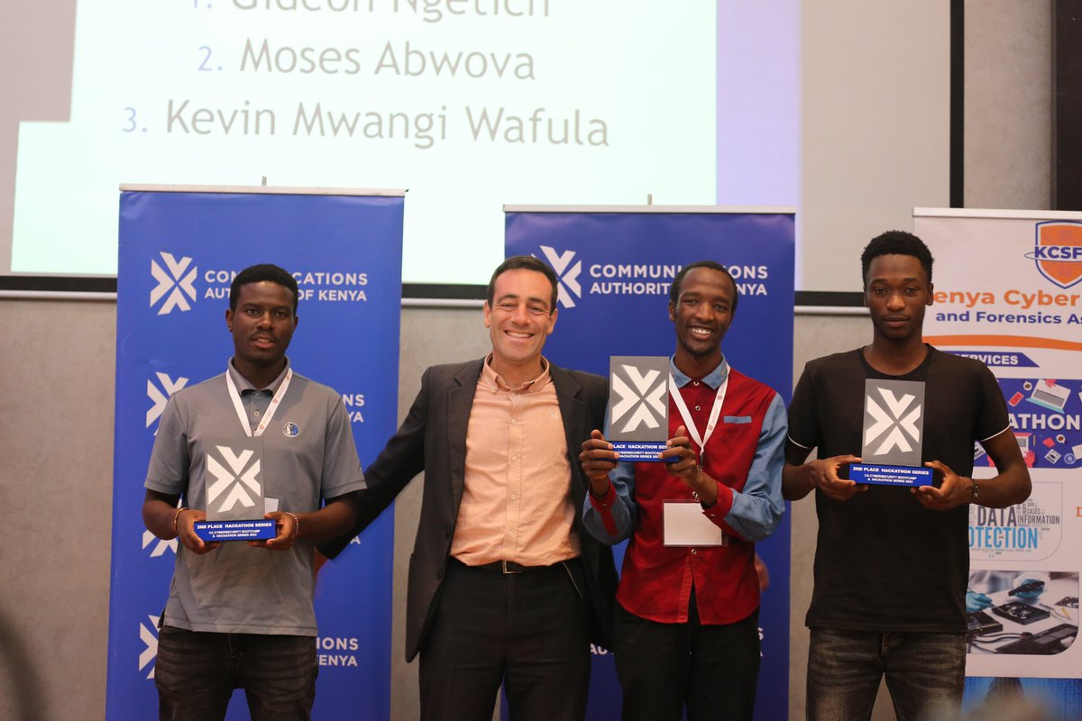 CA_Kenya's tweet photo. Savouring the glory of the best cyber brains we have in the Western/North Rift region in the #CACyberBootcamp and #CACyberHackathon. Meet Kenya's next generation cyber defenders! @KeCIRT @kcsfa @HuaweiKenya https://t.co/XGs9NWUdg2
