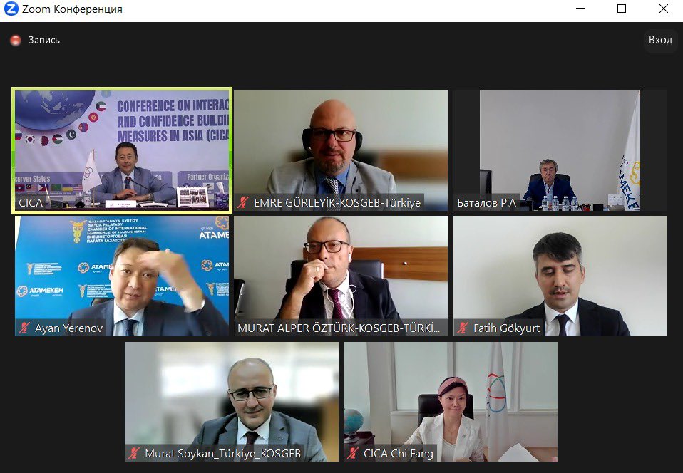 CicaSecretariat's tweet photo. The Board of #CICA #BusinessCouncil conducted a productive online meeting to prepare the upcoming Sixth Plenary Session of #CICA_BC, alongside discussions about the Eighth #CICA_BusinessForum.
Additionally, the agenda included considerations of inter-sessional activities of CICA BC & the framework set for the Seventh Plenary Session and Business Forum scheduled for 2024.
Click on the link to read the full press release: https://t.co/dE0QkyfPut