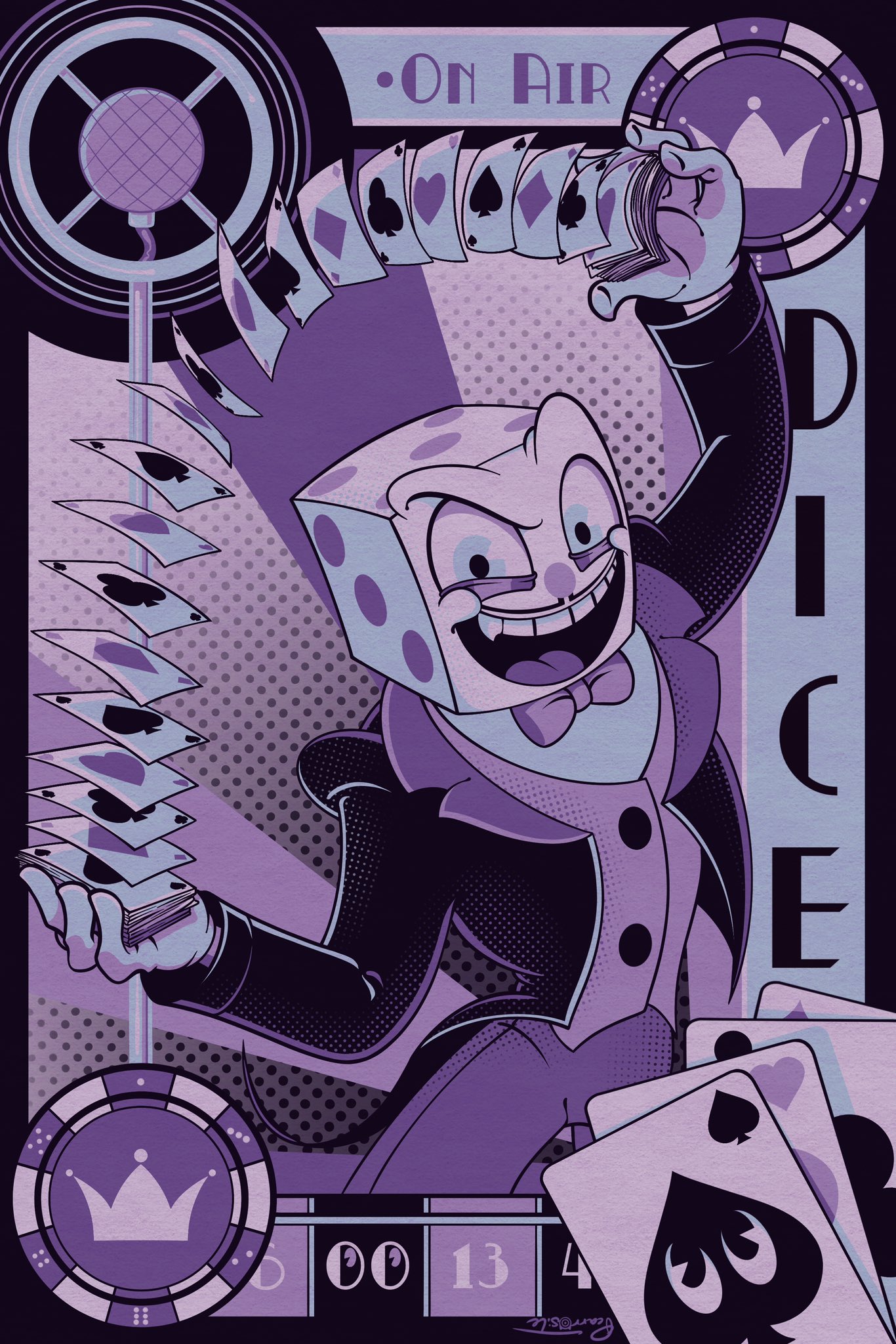 King Dice VerditaToons - Illustrations ART street