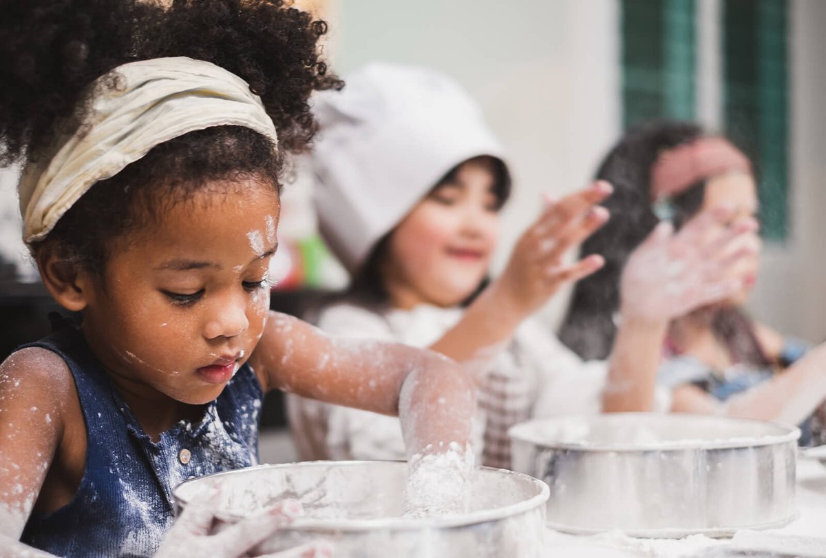 Most parents do to many tasks for their kids

Let them try
Let them fail
Let them figure it out

Yes it will often take more time, &amp; it will sometimes get messy.

But how else will they learn?