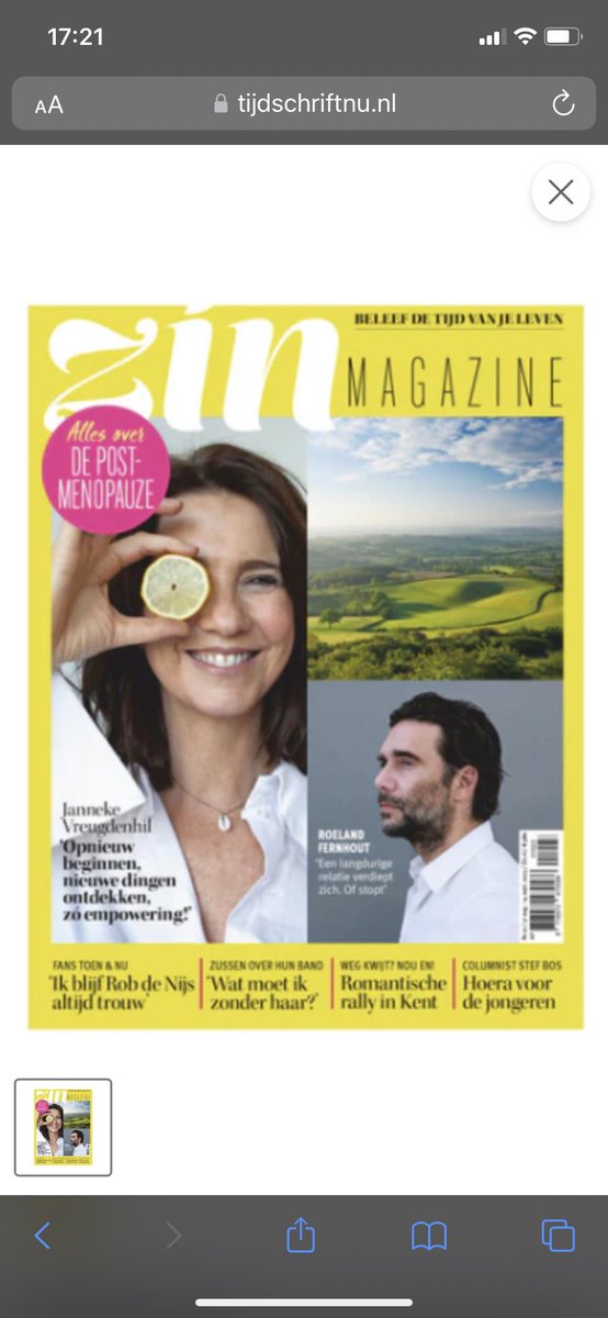 zinmagazine's tweet image. Blij met onze nieuwe cover woman, @wateetjanneke! Dank voor het prachtige interview @liddieaustin ☀️#nieuweprofielfoto

tijdschriftnu.nl/pages/zin