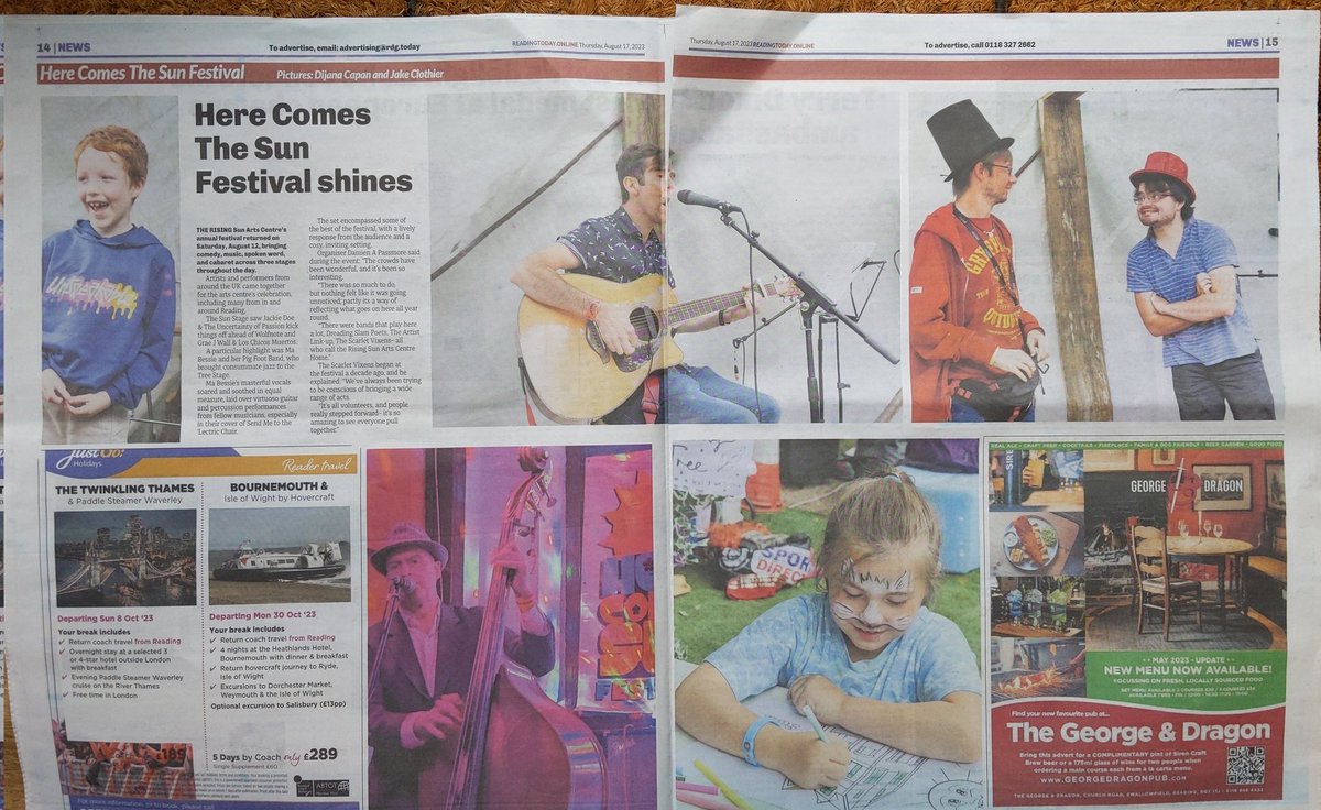 Look ma, we're in the paper!

Thanks for the spread, @RdgToday!