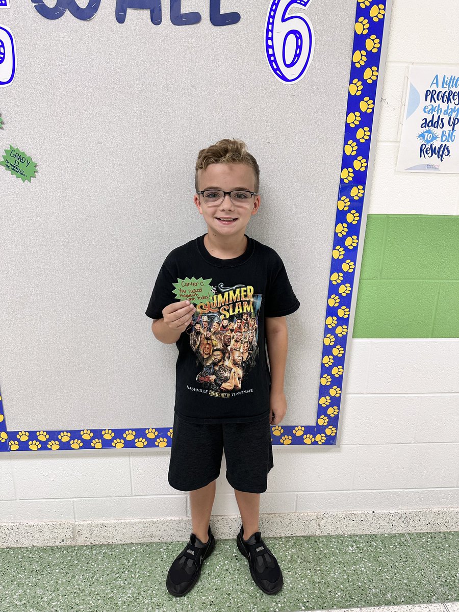 Our new addition to the win wall!  He rocked it with our mammoth cave ranger! <a href="/ctetigers/">Cumberland Trace ES</a>