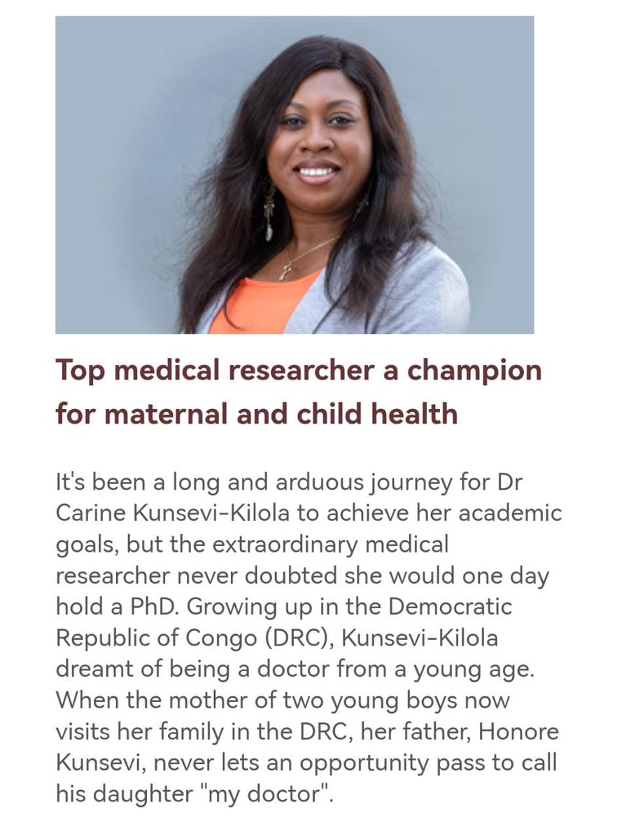 Maternal and child health research is crucial for preventing and managing complications during pregnancy and childbirth in the context of infectious diseases such as HIV.  Please find below my interview with Stellenbosch University for the women Month. sun.ac.za/english/Lists/…