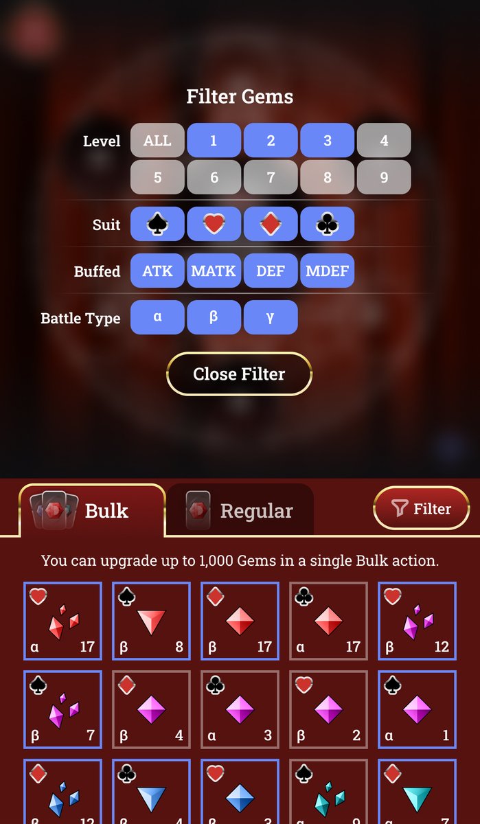 blcrofficial's tweet photo. ๐ Exciting Update Alert for #BLCR ๐
1/ โจ Bulk Upgrade Unleashed! โจ
Weโve heard you loud and clear, and now upgrading Gems in bulk is here! Manage your Gems more efficiently and elevate your game. Your strategic play is about to reach new heights! ๐๐
#GameFi #BLCRUpdate #NFT #P2E
