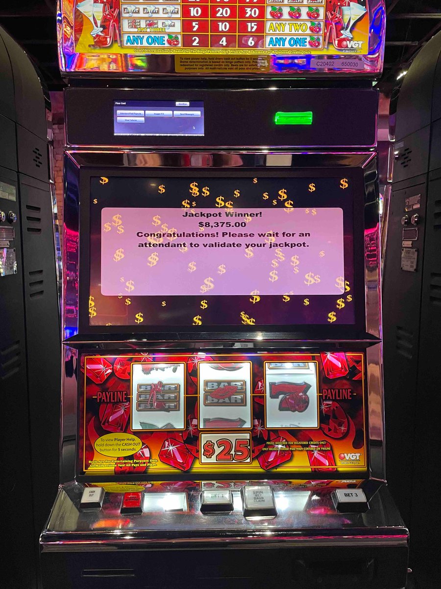cnclawton's tweet photo. Congratulations to this $8,375.00 Jackpot Winner! https://t.co/aGJw5rfJb2