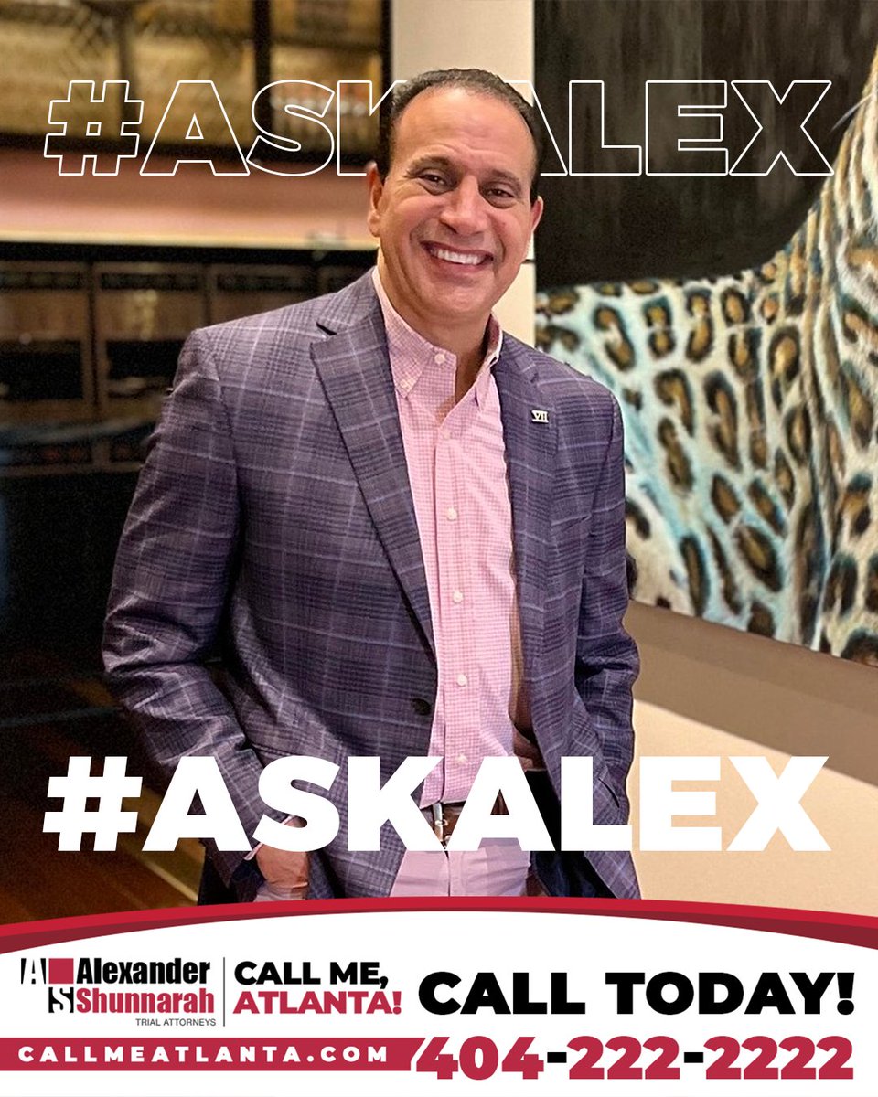 Our compassionate team is dedicated to fighting for your rights and providing expert legal assistance.

Injured in an accident?

📣 Call Me, Atlanta! 📣⁣⁣⁣⁣⁣
☎️ 404-222-2222
🌐 callmeatlanta.com
⁣⁣⁣⁣⁣
⚖ Alexander Shunnarah Trial Attorneys
📍 Atlanta, GA