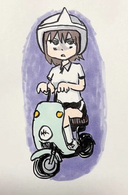 #バイクの日
2023年バイクポンチ絵2 