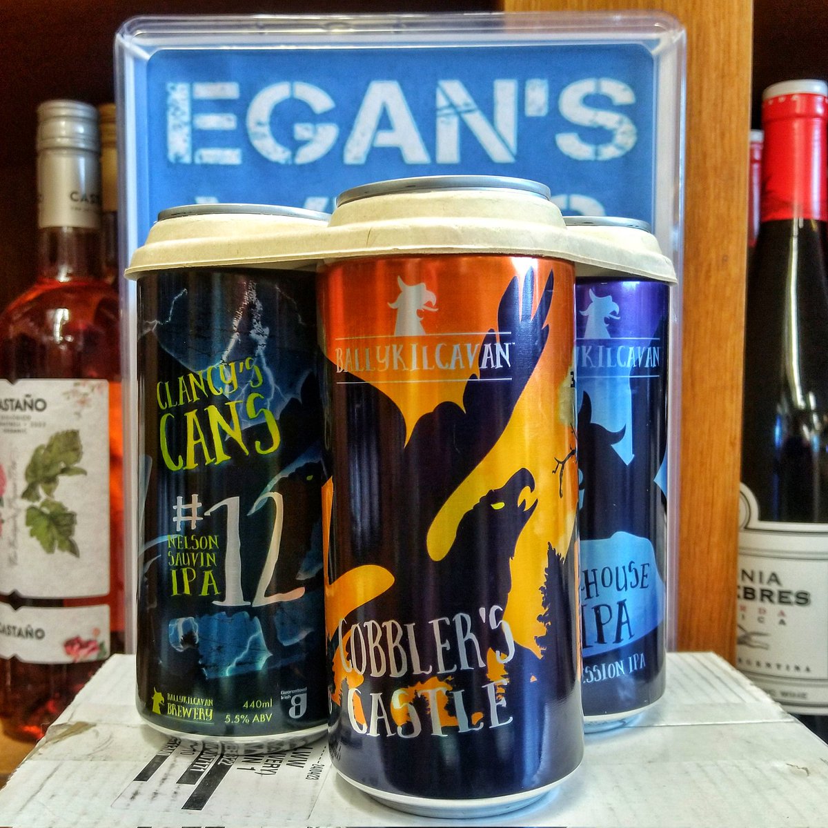 Egan's off-licence in Portlaoise is where we launched Ballykilcavan beers back in July of 2017, and they've stocked the full range ever since. Also a great selection of Irish and international craft beers.

#Ballykilcavan #Laois #SupportLocal #DrinkIrish #DrinkResponsibly