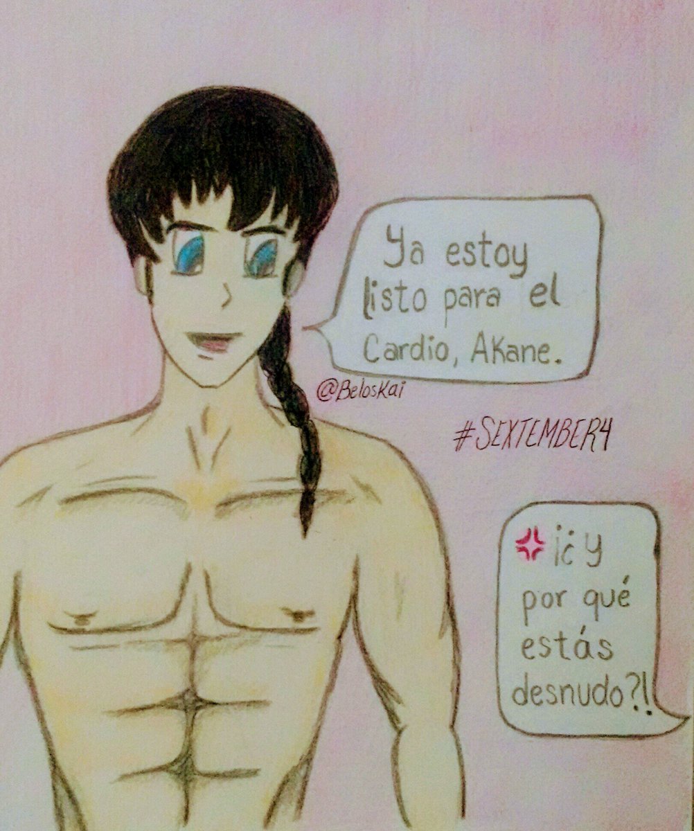 BelosKai's tweet photo. Participación doble para el #Sextember4 de la página "Fanfics y Fanarts de Ranma Latino" #Fanart y #fanfiction
✨La Última Sesión de Cardio
Disponible en:
✨#Fanfiction
https://t.co/BuJvy4uQXv
Y en #Wattpad
https://t.co/dSBQkxup5c https://t.co/C7To1yhwpT