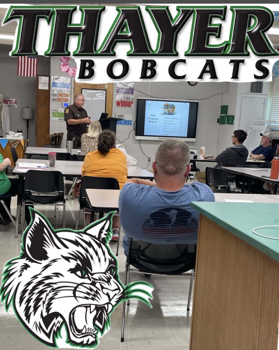 MSHPTrooperG's tweet image. Patrol personnel provided safety training to the bus drivers of the Thayer school system! 🚌🚨 Your dedication to ensuring the highest degree of safety is commendable. Here&apos;s to a safe &amp;amp; successful school year, with student well-being at the forefront! #MSHP #BusDriverTraining