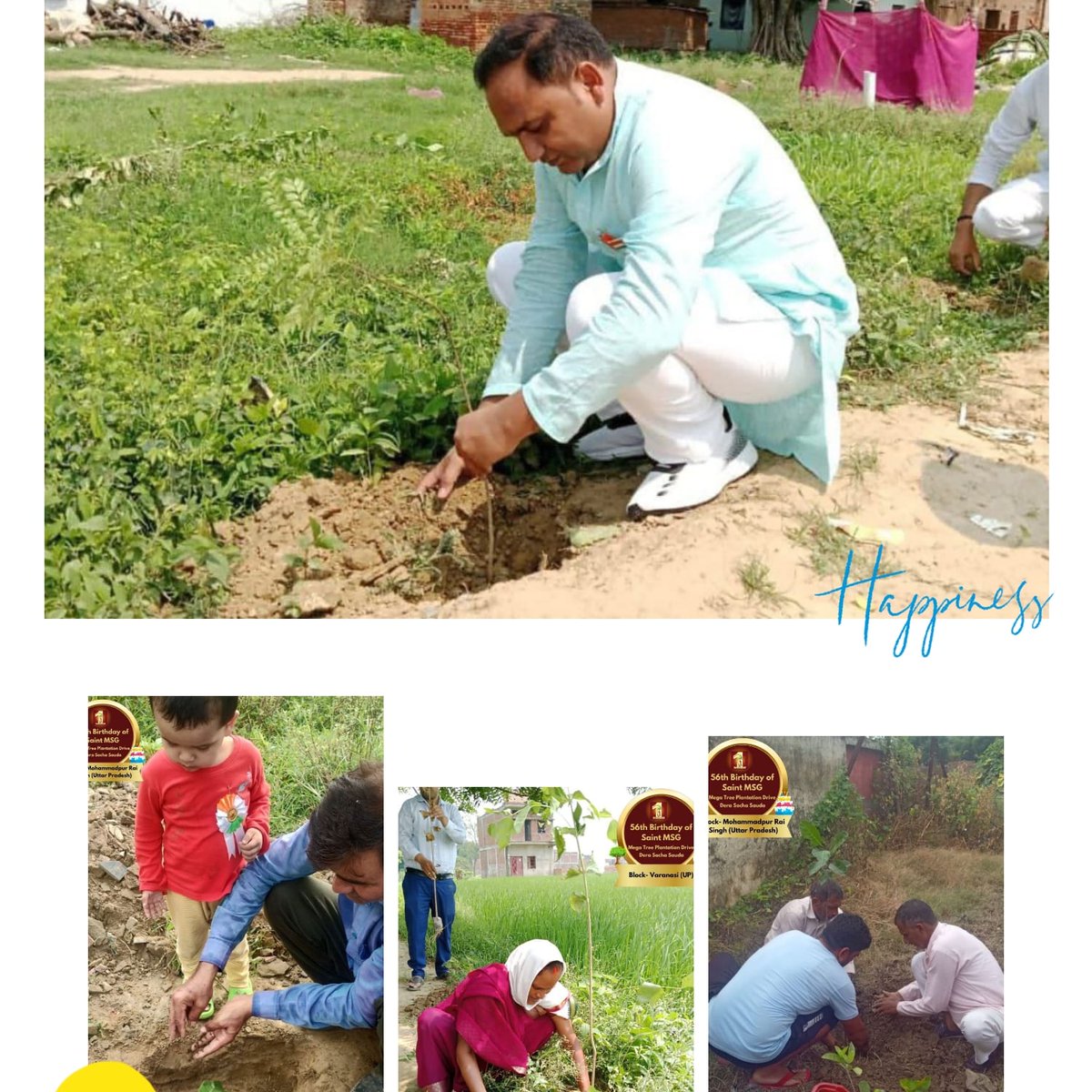 The best way to celebrate special occasions is by Tree plantation. Planting trees is asholyas saving someone’s life.with the insipirations by #SaintDrMSG & on His 56th Birthday everyone has given Him thegift by planting trees like every year.
#GiftOfTrees
#56thBirthdayOfSaintMSG