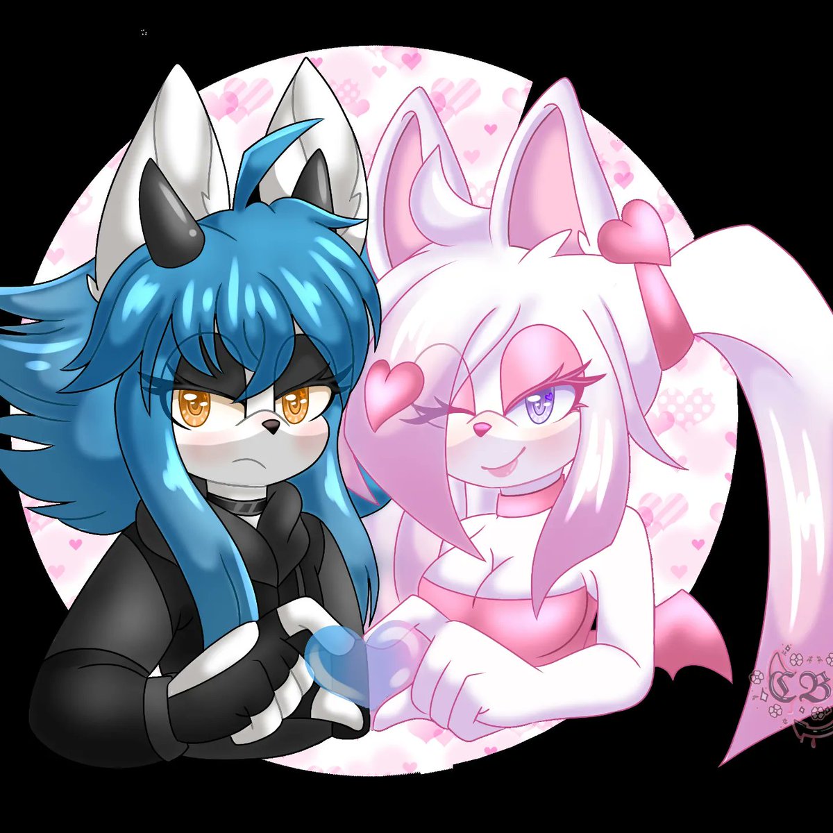 CuartzMb's tweet photo. Commissions for a little person from fb🩷

#sonicfancharacter #mobianoc #soniccouple #sonicfc https://t.co/JC1QILDAtd