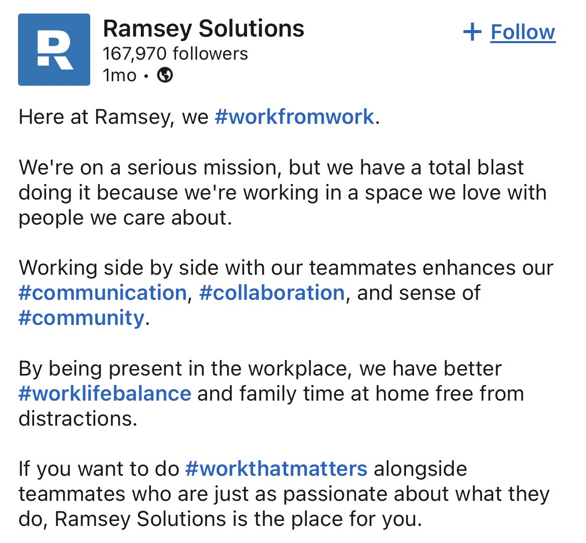 bigmadcrab's tweet image. It’s incredible to me how hard corporations are trying so hard to prove that working from home decreases productivity when we have study after study that says the exact opposite.

Introducing #workfromwork, probably the dumbest corporate hashtag ever made