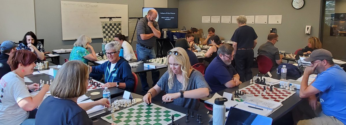 Granite Gambit's Chess in Education training is making strides this summer in New Hampshire. Thank you to all of the educators for your support in this important, life skills initiative. #powerofchess @chessined