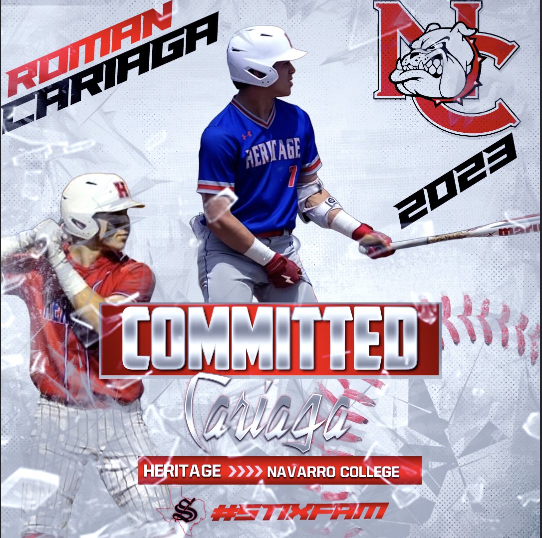 Congratulations to <a href="/cariaga_roman/">Roman Cariaga</a> for his commitment to <a href="/NavarroBasebal1/">Navarro Baseball</a>!!

#STIXFAM | #STIXCOMMIT