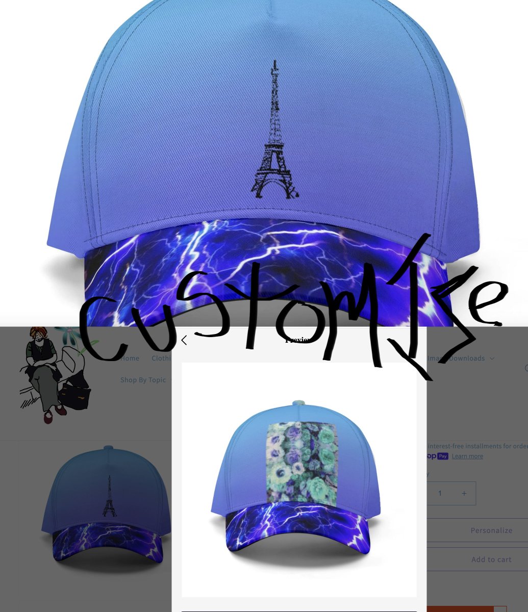 bluedaisyemporium.com/products/all-o… #createyourown #baseballCap #customizebaseballcap #photobaseballcap #artiststore #art4yourhead