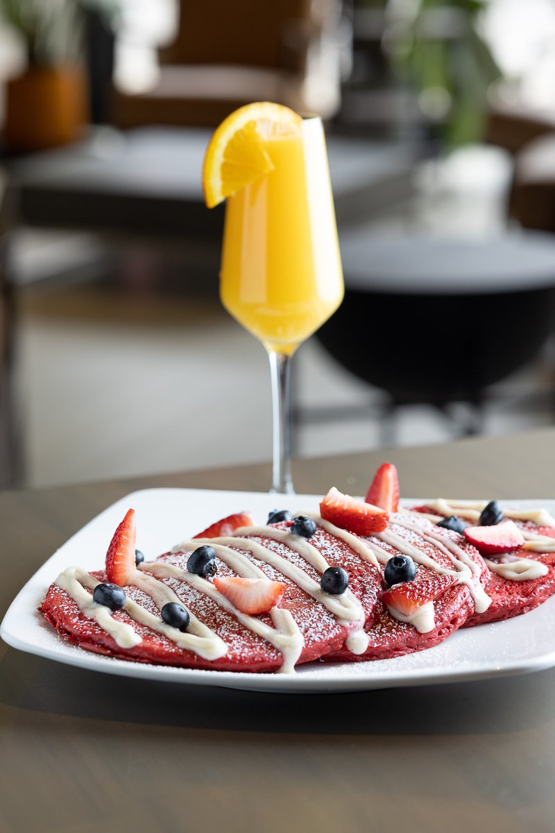 StayCafeChicago's tweet photo. Saturday's Sweetest Spot: Brunching with Red Velvet Pancakes! 
Don't let this weekend pass you by without treating yourself 🥞#brunch #chicagoIL https://t.co/1ZZiM8LV7Q