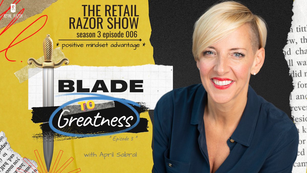 Plus we have the next installment in our 'Blade to Greatness' mini-series on important traits every #retail leader needs!

<a href="/AprilSabral/">April Sabral</a> joins us to explain why having a positive mindset is an advantage in growing your business!  youtu.be/wKy--5dxXs

#retail #retailcareers