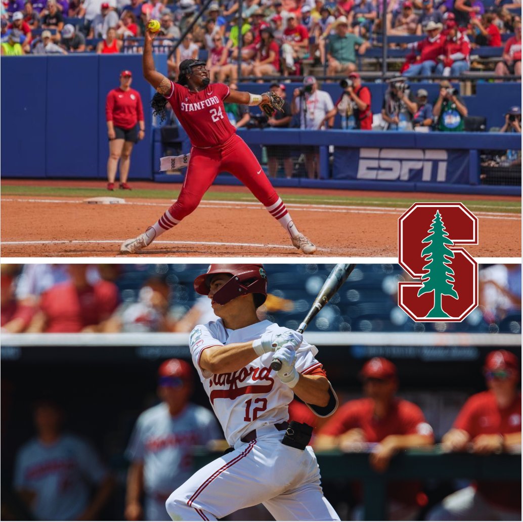 Top 💯 Baseball/Softball Schools: #⃣3⃣ Stanford University (@GoStanford) Overall in 2023: Baseball: 44-20 (2023 MCWS) (@StanfordBSB) - @Stanford_BB Softball: 47-15 (2023 WCWS) (@StanfordSball) - @JessicaAllister @CanadyNijaree @tommytroyfive thebaseballcube.com/content/colleg…