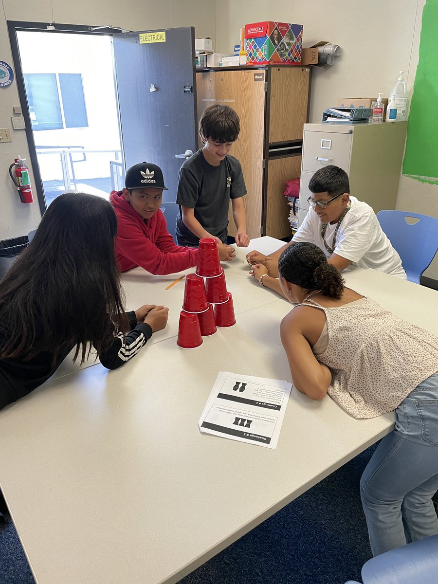 Starting off the year by building up our classroom culture! Ss got to know each other, work as a team, practice their communication skills, show their grit, &amp; most importantly have fun while I blasted music and gave out candy 😜 Our class is a family 🥹🫶 #WeAreVIDA <a href="/VIDASHARKS/">VIDA (6-8 Magnet)</a>