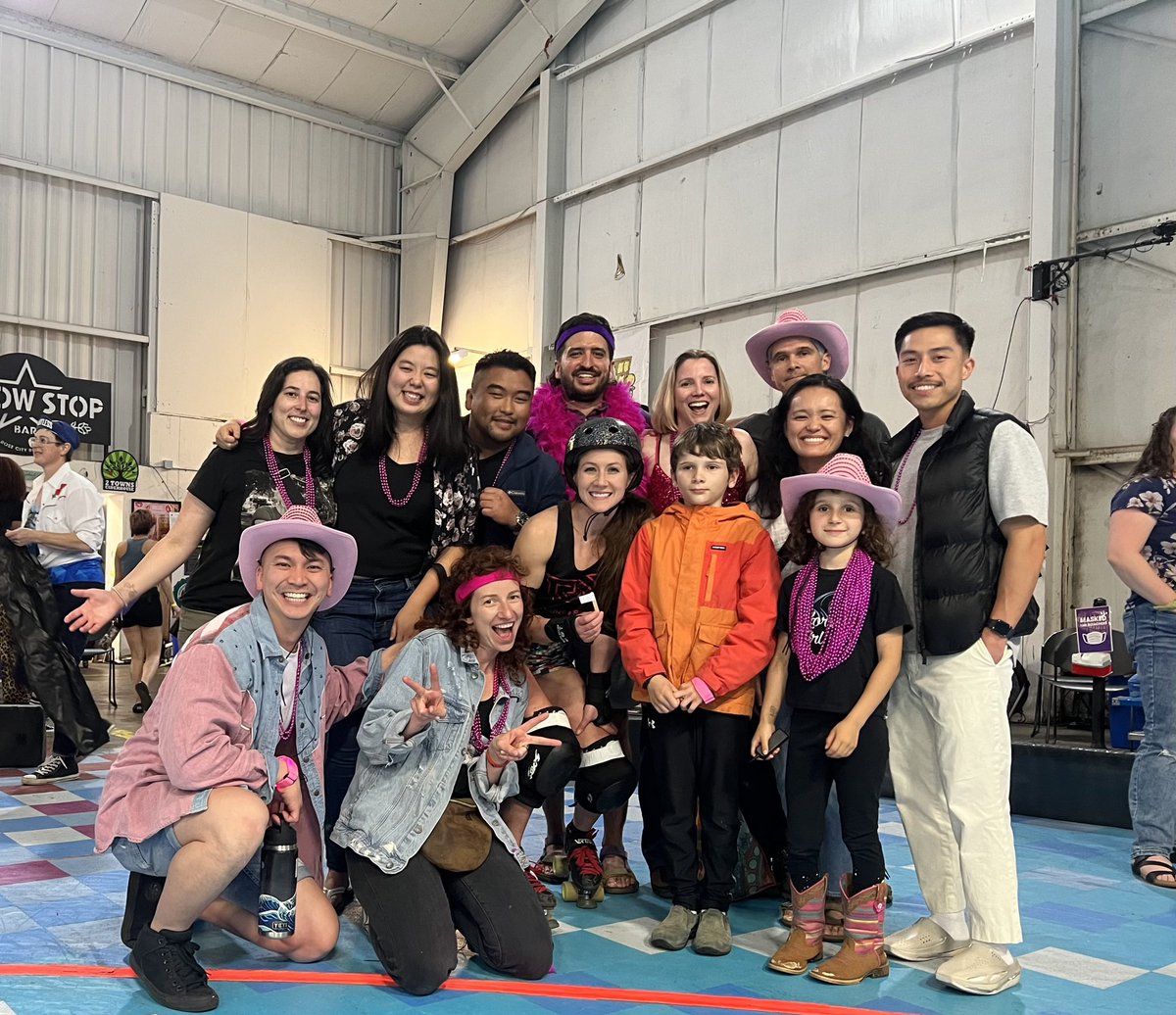A fun photo of our residents and attendings supporting our very own CA-2, Dr. Avery Barron as she competed alongside her roller derby team, Guns N' Rollers, in their championship game!   #OHSU #OHSUAPOM #OHSUanesthesia #rollerderby #OHSUresidents #residents #anesthesiologist