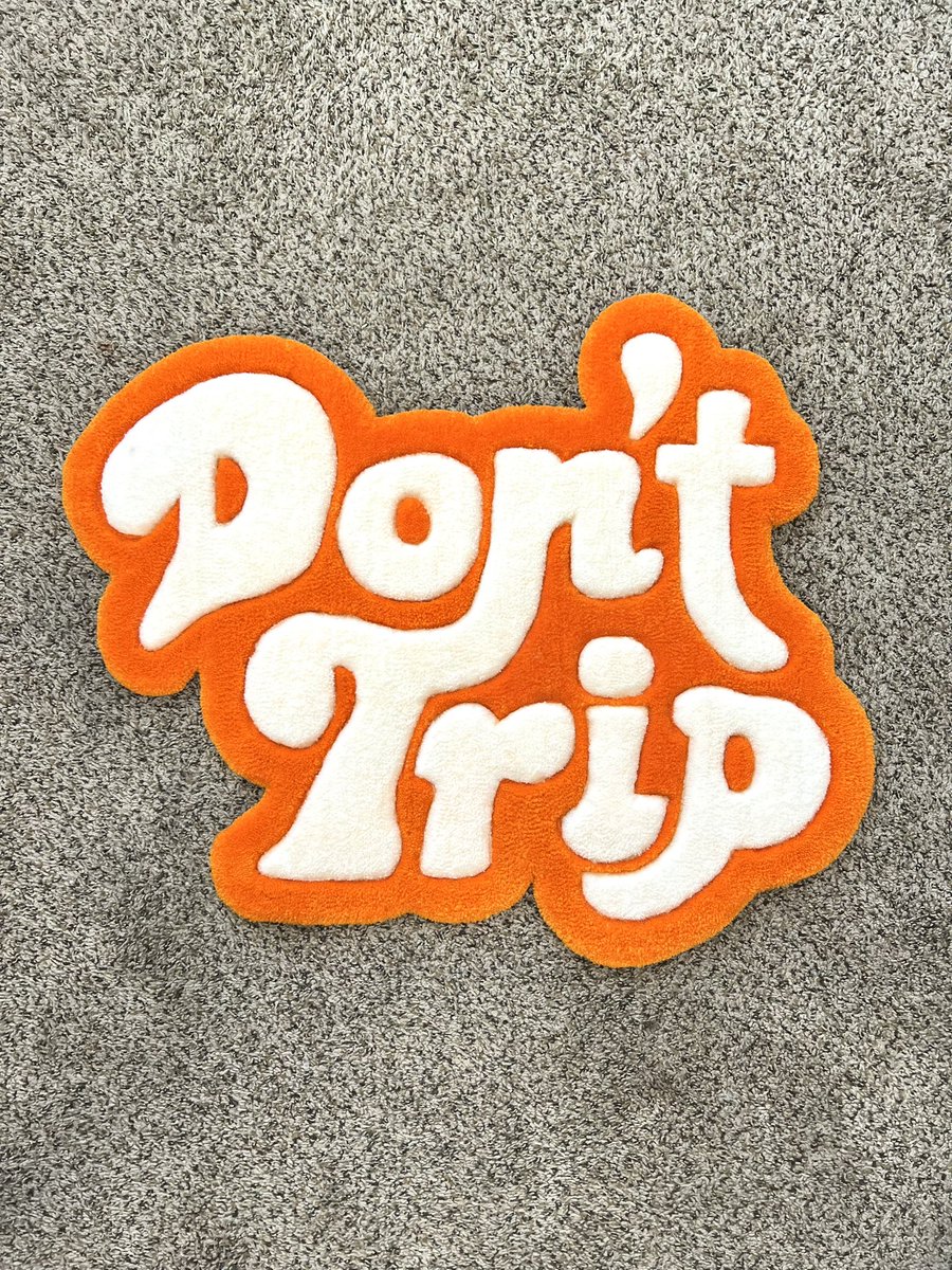 Don’t Trip Rug 🍊

🚨 FOR SALE 🚨
📏 30 in. x 25 in. 
📨 DM to purchase!

.
.
.
.
.
.
.
.

#tuftedrug #customrug #rugtufting #tufted #tufting #custom #tufttheworld #tuftinggun #rug #homedecor #decor #handmade #interiordesign #diy #macmiller #mostdope #macmillermonday #donttrip