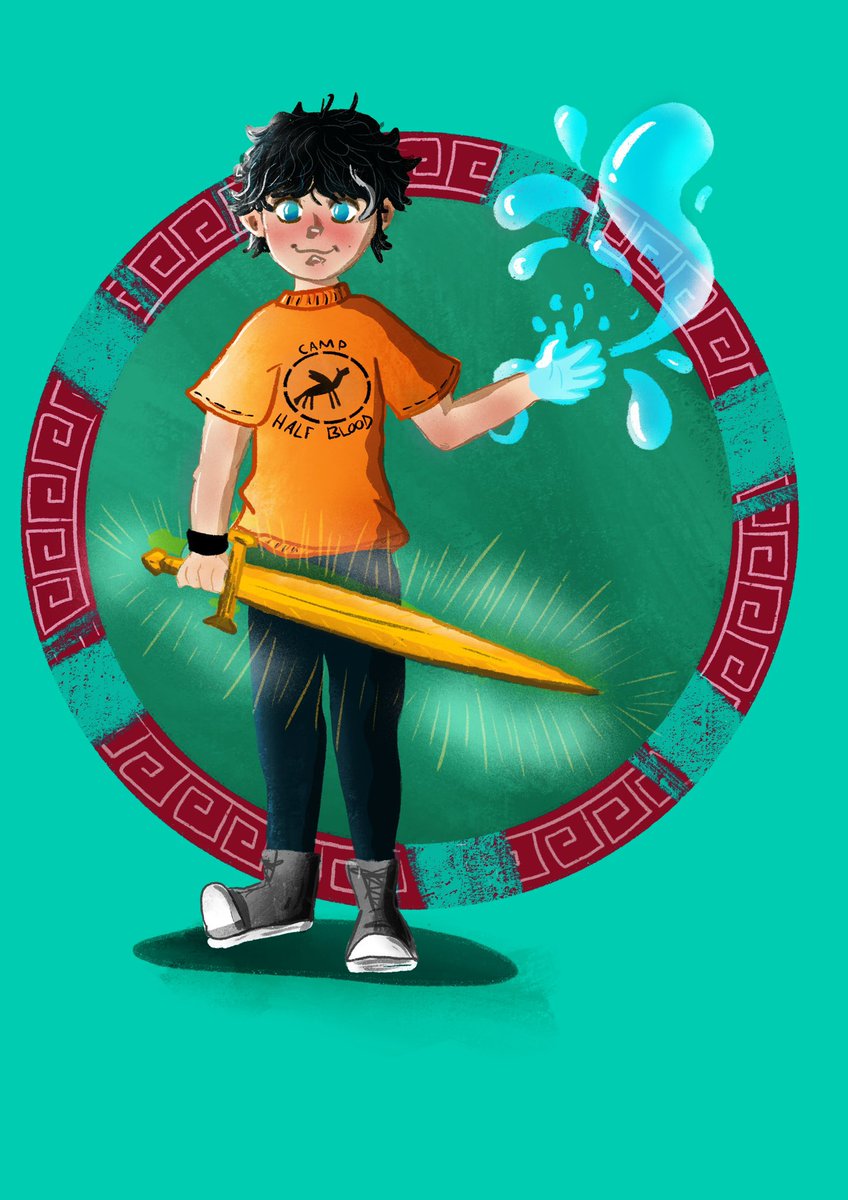 Ellbell_art's tweet photo. @rickriordan Percy Jackson is one of my favourite characters ever and the books were why I got into reading. 
Happy Birthday Percy! 
#PercyJackson #PercyJacksonAndTheOlympians https://t.co/QH6Ulsm9pq