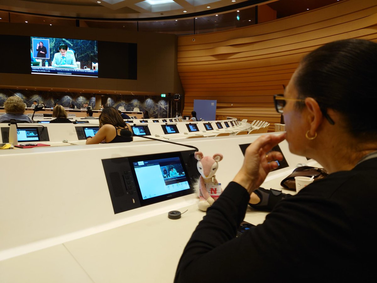 FemmesAutistes's tweet image. #CIDPH 
29ème session #CDPH @ONUGeneve

Participation de notre présidente @rabatel_marie à la 659 ème réunion du comité des droits des personnes handicapées des Nations Unies @ONU_fr
Audition et discussion avec la délégation de la Mongolie 

@gofefoame
@unmongolia
@EmmanuelMacron