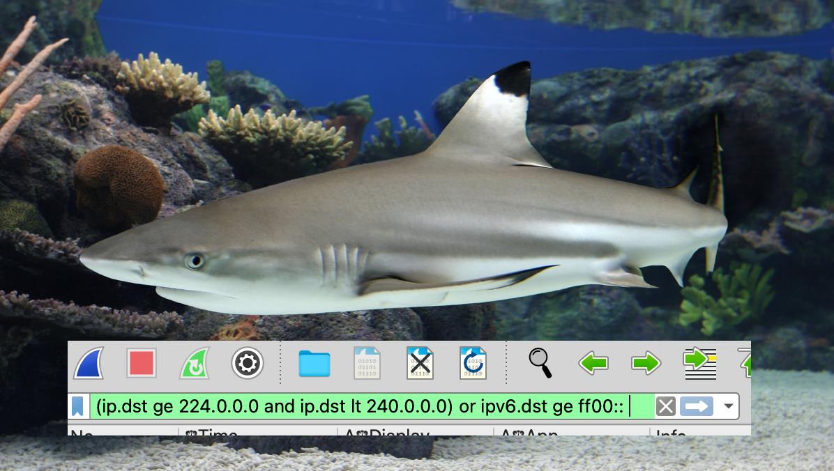 PacketDetective's tweet photo. #WiresharkFinTips Ever need to filter for IP multicasts? 

(ip.dst ge 224.0.0.0 and ip.dst lt 240.0.0.0) or ipv6.dst ge ff00::  

ge stands for greater than or equal to.

#FiltersSaveTime #pcap #PCAPanalysis https://t.co/2LBA1j57IX