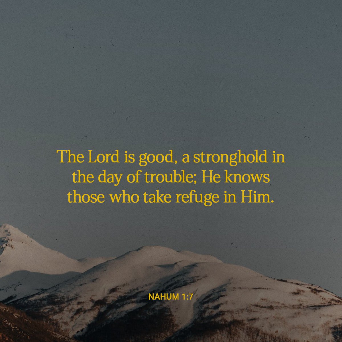 Nahum 1:7 🙏