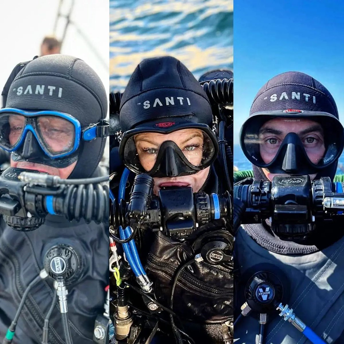 scubadivingyard's tweet photo. Exactly one year ago I met these two souls through the Ghost ships project๐.
How time flies aye?!!! Cheers to our little anniversary and many more adventures to come. My X family๐
#xccr #rebreatherdiving #santidiving #staydry #ammonitesystem #balticsea #ghostships https://t.co/gsq4Z0n4Qv