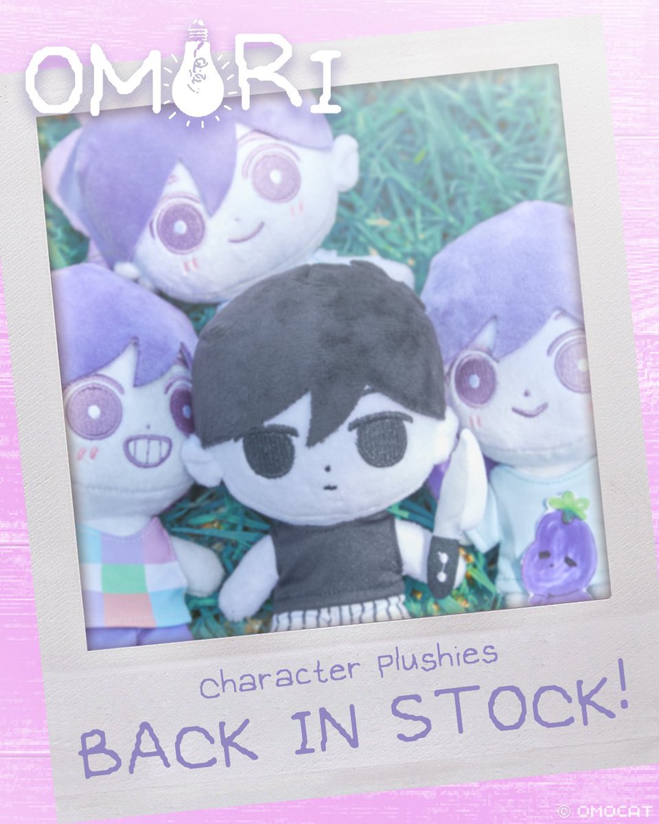 OMOCAT on X: OMORI character plushies -- coming 10.14.22   / X