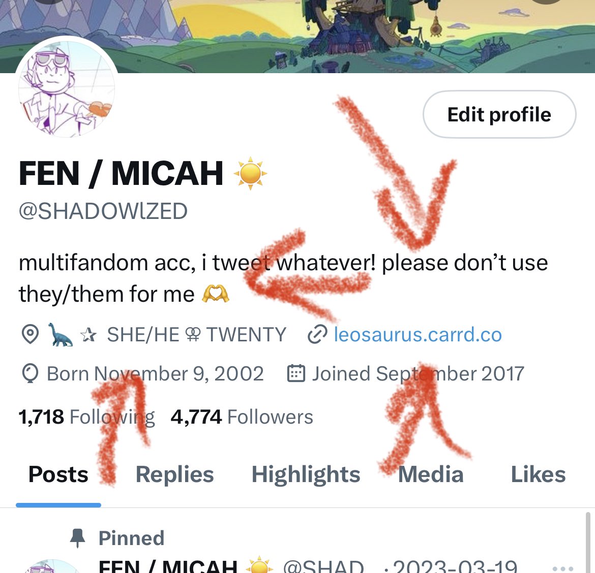 PHUNZELS's tweet photo. @AddictWh0re @SHADOWlZED funny how you fucking block me when you misgender me. here. since your fucking stupid and can’t fucking take one fucking second to read. https://t.co/eWDWgZgnlW