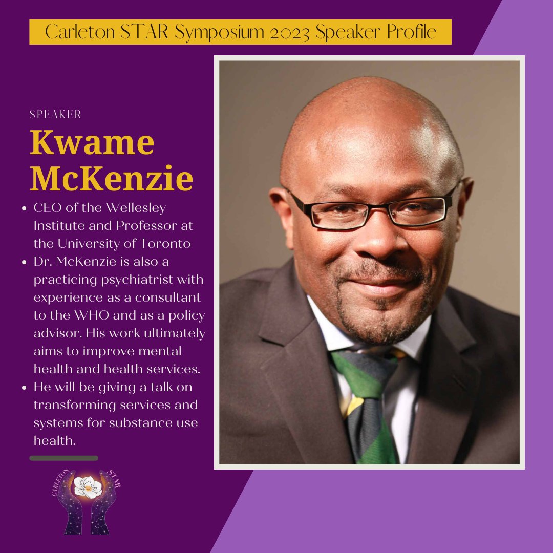 <a href="/kwame_mckenzie/">Dr. Kwame McKenzie</a> is set to give a talk on substance use health. As a psychiatrist, policy advisor and CEO of  <a href="/wellesleyWI/">Wellesley Institute</a>, he is sure to provide unique insights regarding how we can improve substance use services.