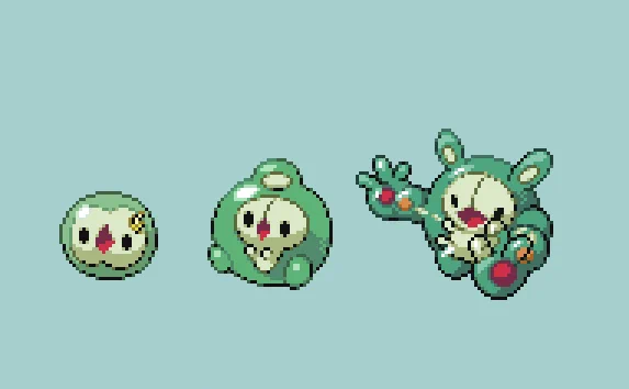 #pixelart #ドット絵 ユニラン・ダブラン・ランクルス。鈍足高火力アタッカーは優秀。 